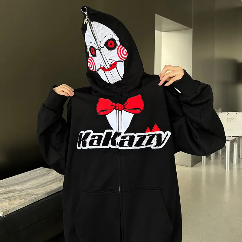 KAKAZZY Sweatshirts Unisex Black-8