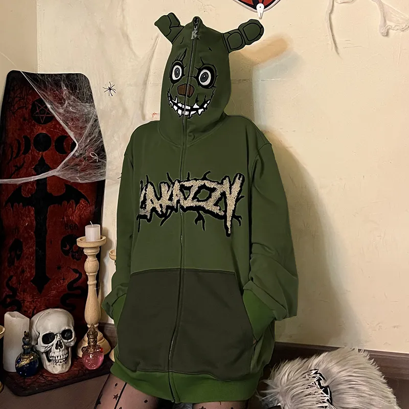 KAKAZZY Sweatshirt Unisex Green-6