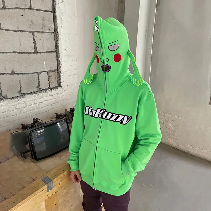 KAKAZZY Sweatshirt Unisex Neon Green-10