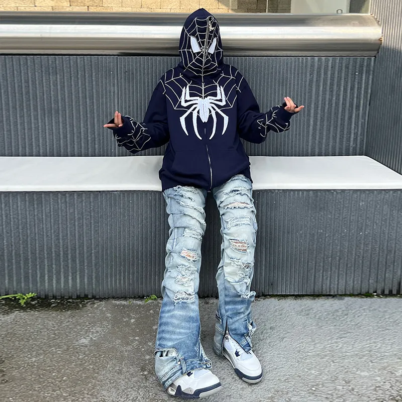 KAKAZZY FW24 Sweatshirt Unisex Dark Blue-13