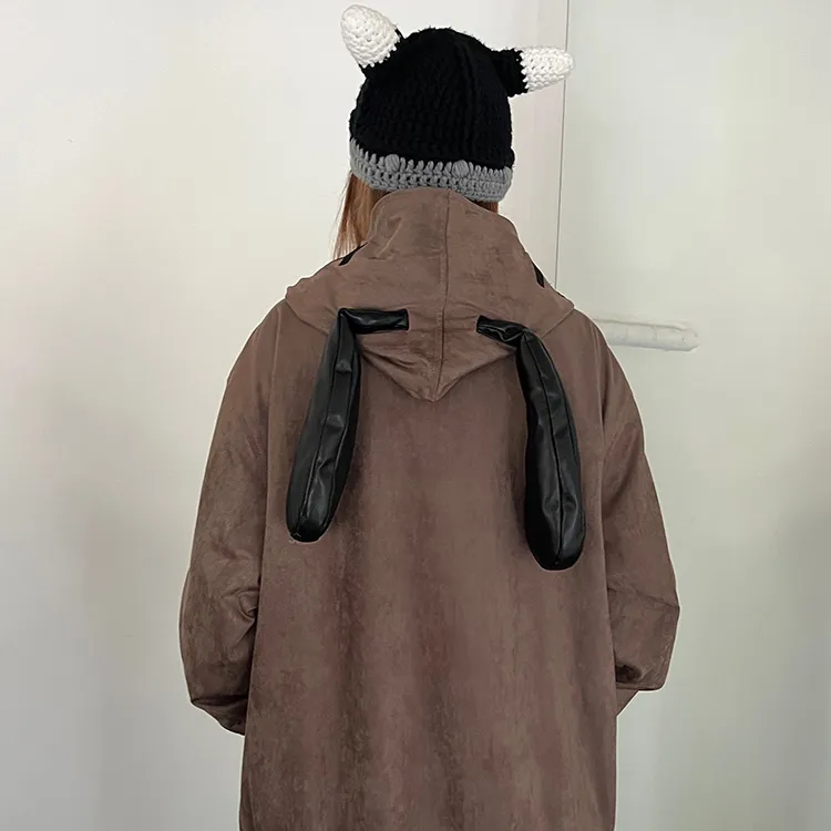 KAKAZZY Sweatshirts Unisex Brown-9