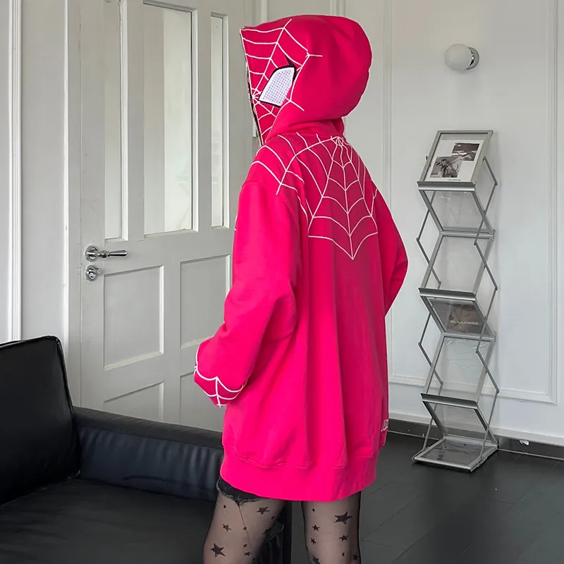 KAKAZZY Sweatshirt Unisex Rose Red-5