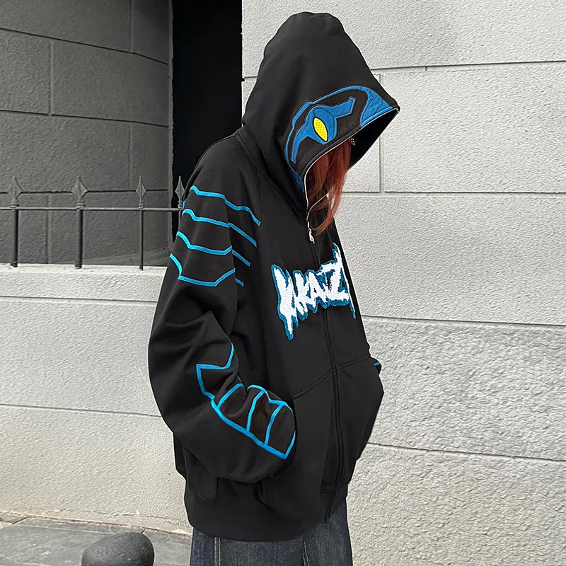 KAKAZZY Sweatshirt Unisex Black-8