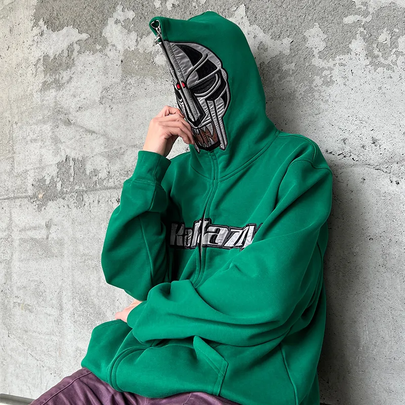 KAKAZZY Sweatshirt Unisex Dark Green-6