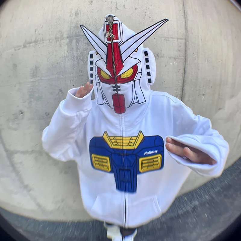 KAKAZZY Sweatshirt Unisex White-5