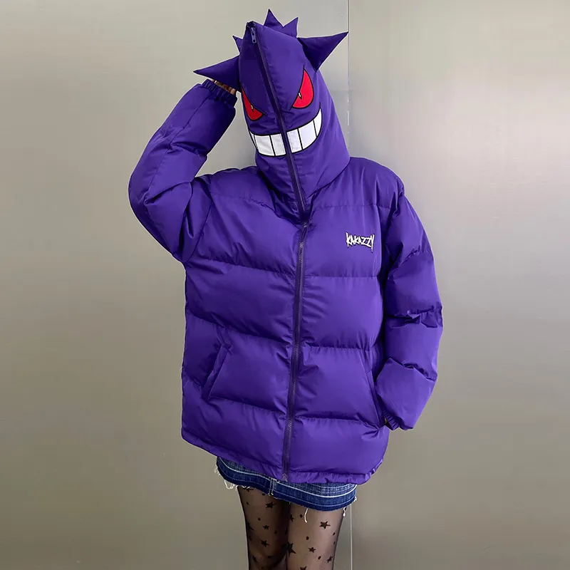 KAKAZZY Puffer Jacket Unisex Purple-5