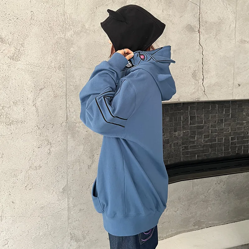 KAKAZZY Sweatshirt Unisex Light Blue-8
