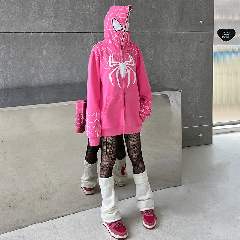 KAKAZZY Sweatshirts Unisex Pink-7