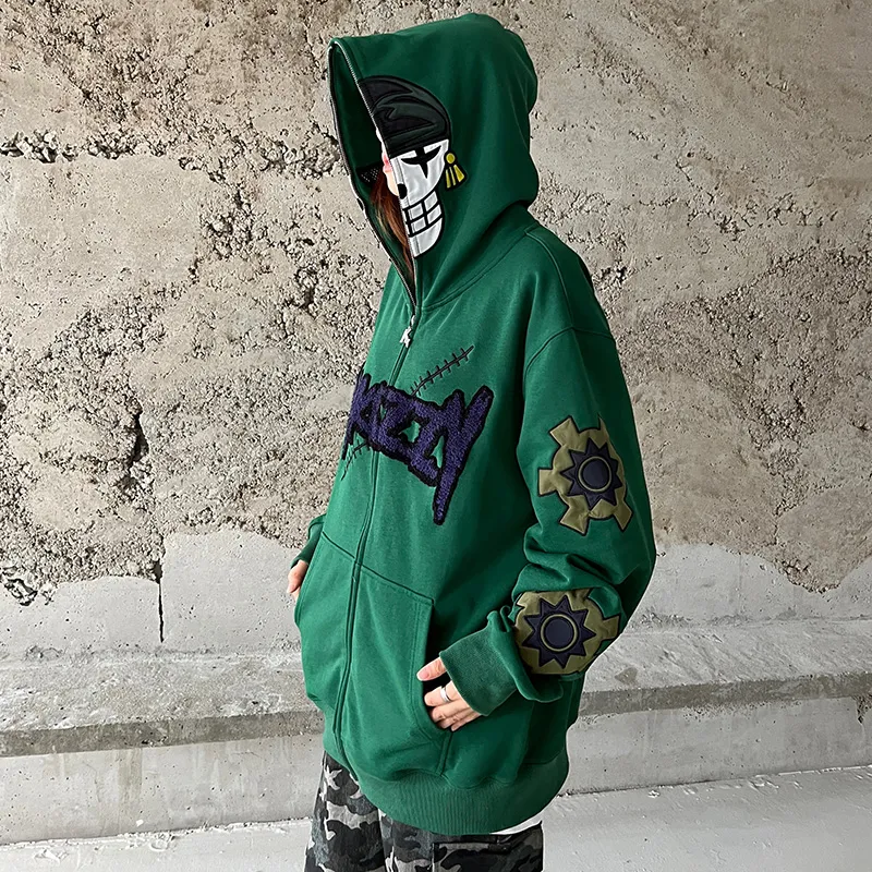 KAKAZZY Sweatshirt Unisex Green-11