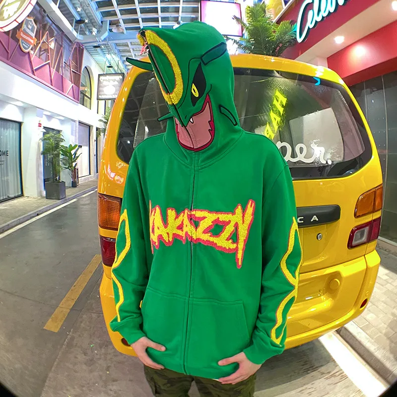 KAKAZZY Sweatshirts Unisex Green-8