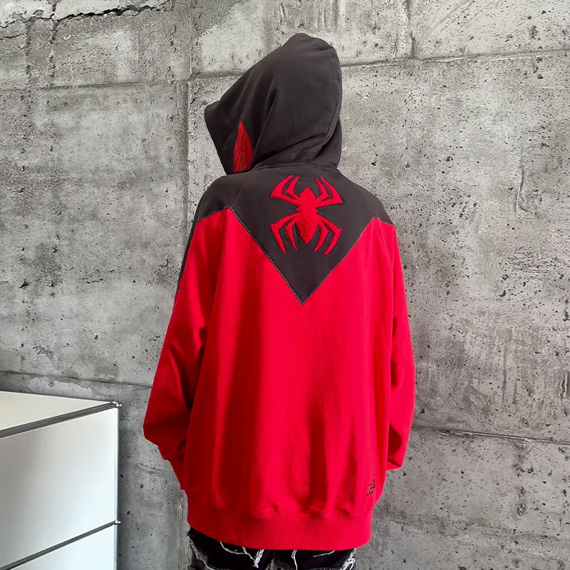 KAKAZZY Sweatshirts Unisex Red-6