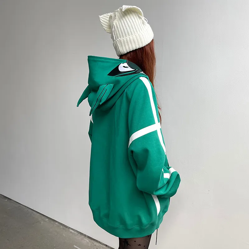 KAKAZZY Sweatshirts Unisex Green-8