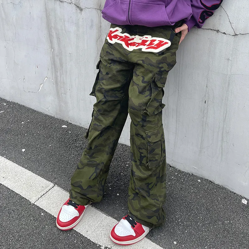 KAKAZZY Cargo Pants Unisex Camouflage-9
