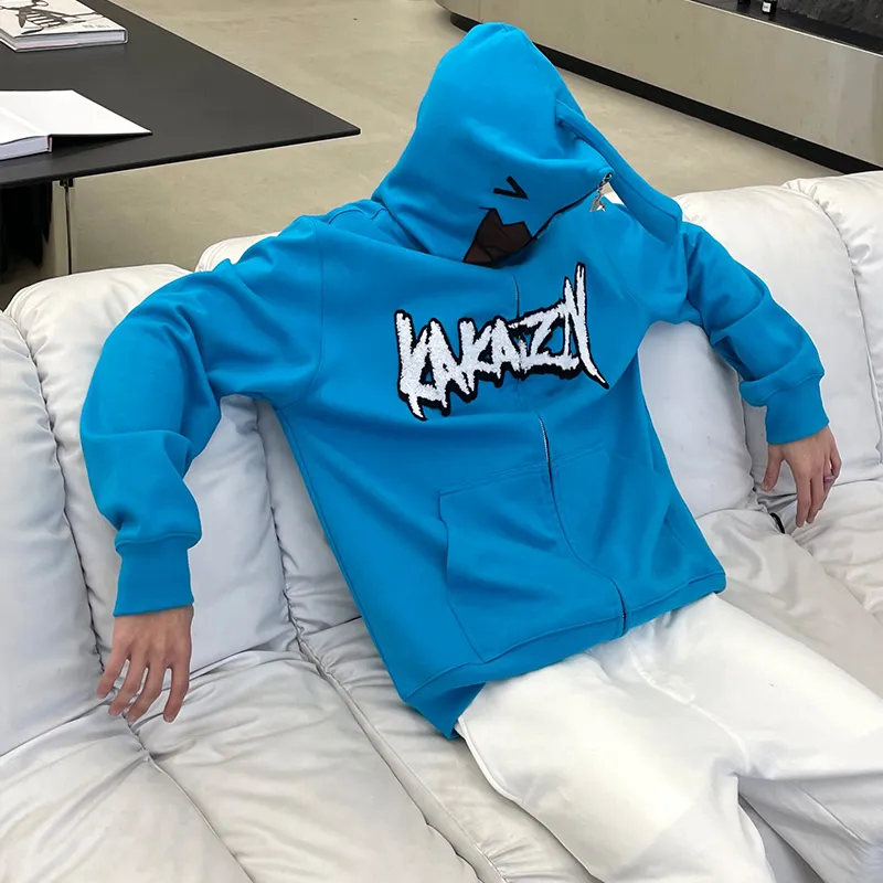 KAKAZZY Sweatshirts Unisex Blue-8