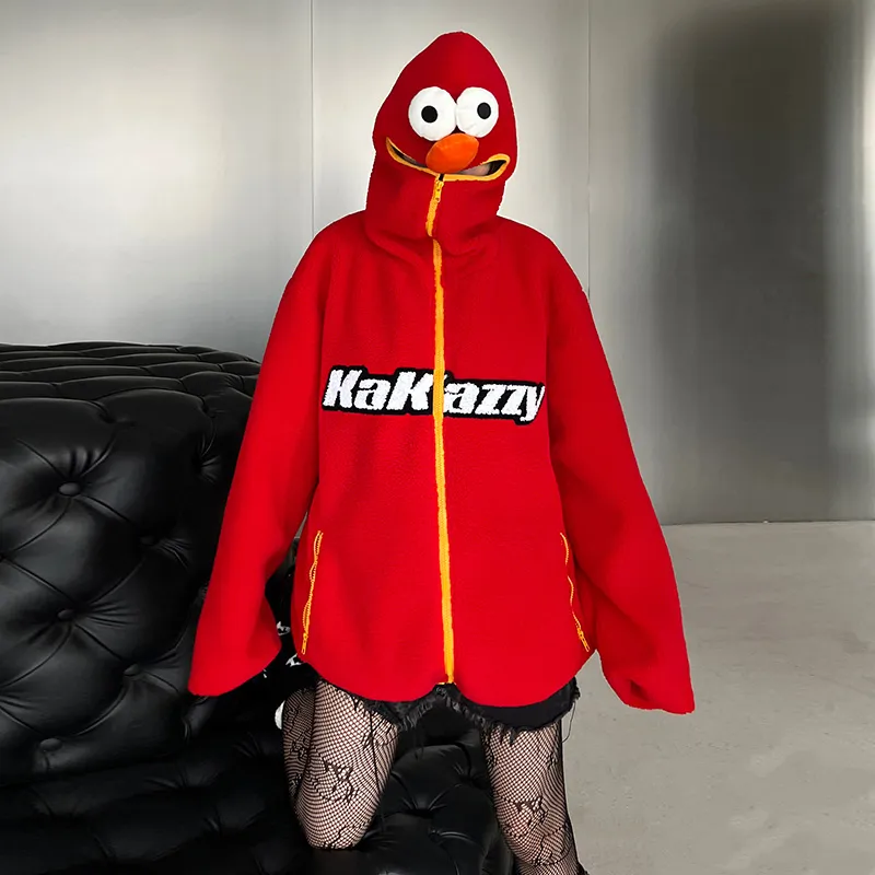 KAKAZZY Puffer Jacket Unisex Red-9
