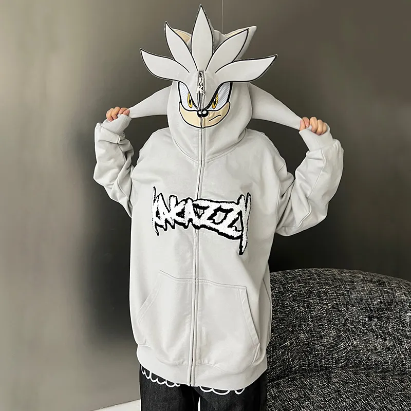 KAKAZZY Sweatshirts Unisex Gray-9