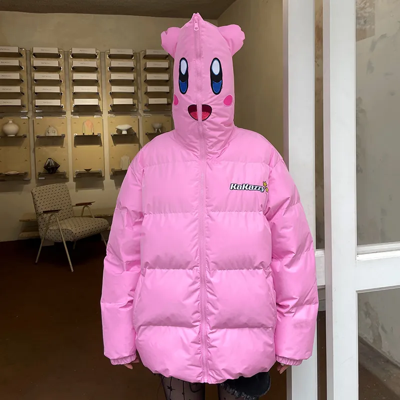 KAKAZZY Puffer Jacket Unisex Pink-5
