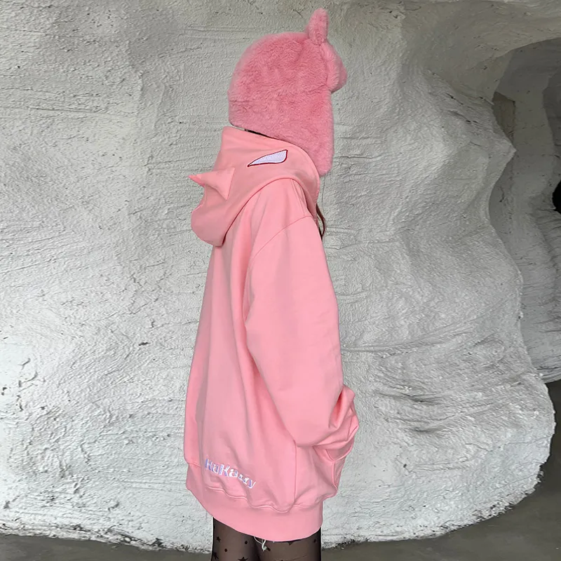 KAKAZZY Sweatshirts Unisex Pink-8