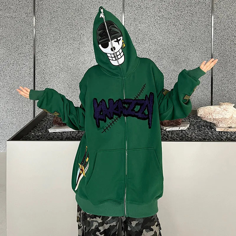KAKAZZY Sweatshirt Unisex Green-9