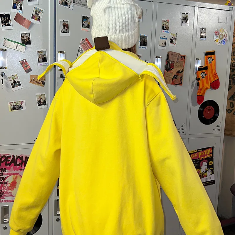 KAKAZZY Sweatshirts Unisex Yellow-9