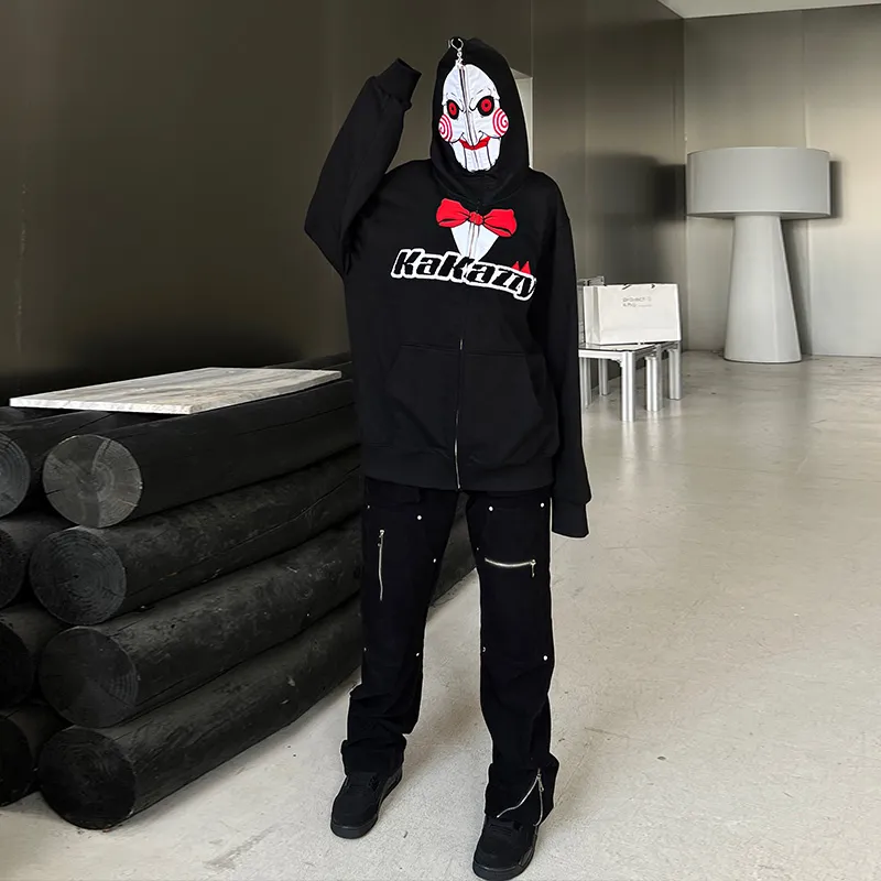 KAKAZZY Sweatshirts Unisex Black-5