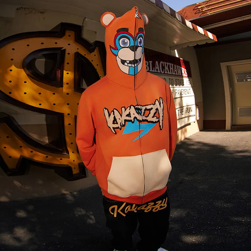 KAKAZZY Sweatshirt Unisex Brown-9