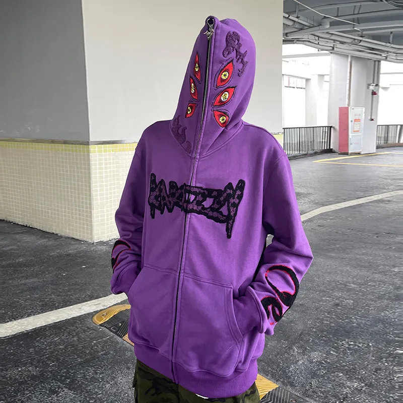 KAKAZZY Sweatshirts Unisex Purple-8