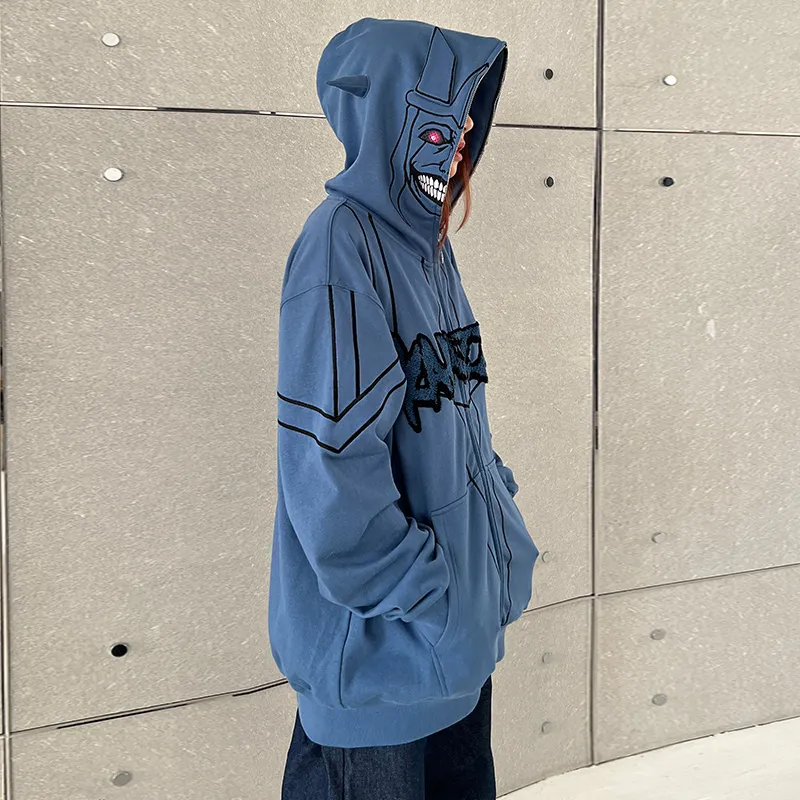KAKAZZY Sweatshirt Unisex Light Blue-10