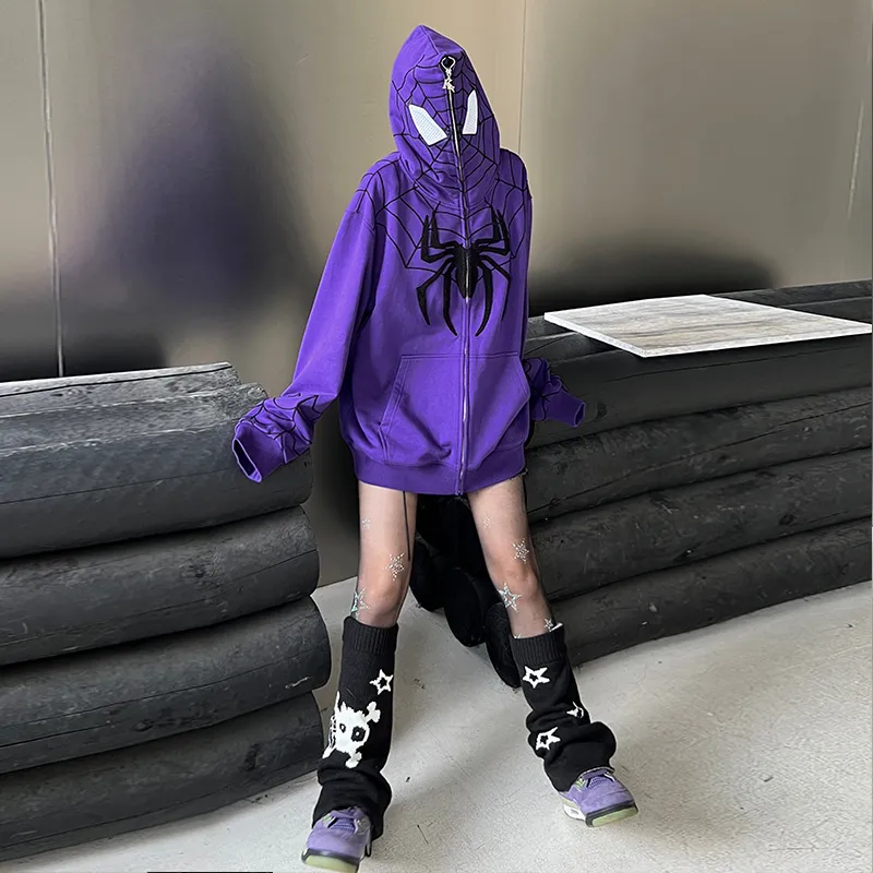 KAKAZZY Sweatshirts Unisex Purple-5