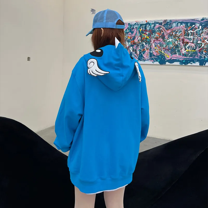 KAKAZZY Sweatshirts Unisex Blue-8