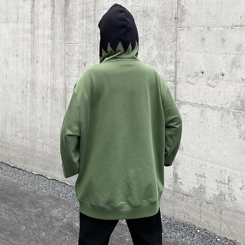 KAKAZZY Sweatshirts Unisex Green-7