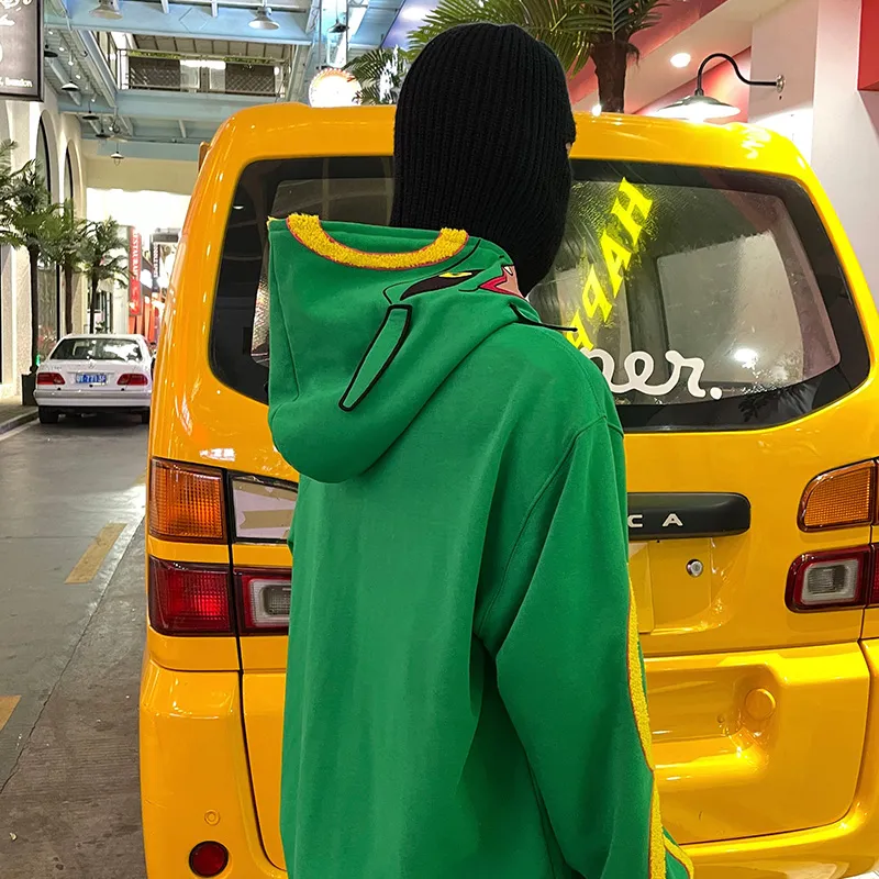 KAKAZZY Sweatshirts Unisex Green-6