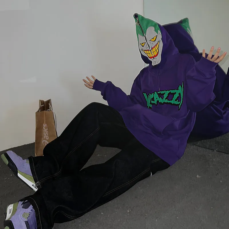 KAKAZZY Sweatshirts Unisex Purple-9