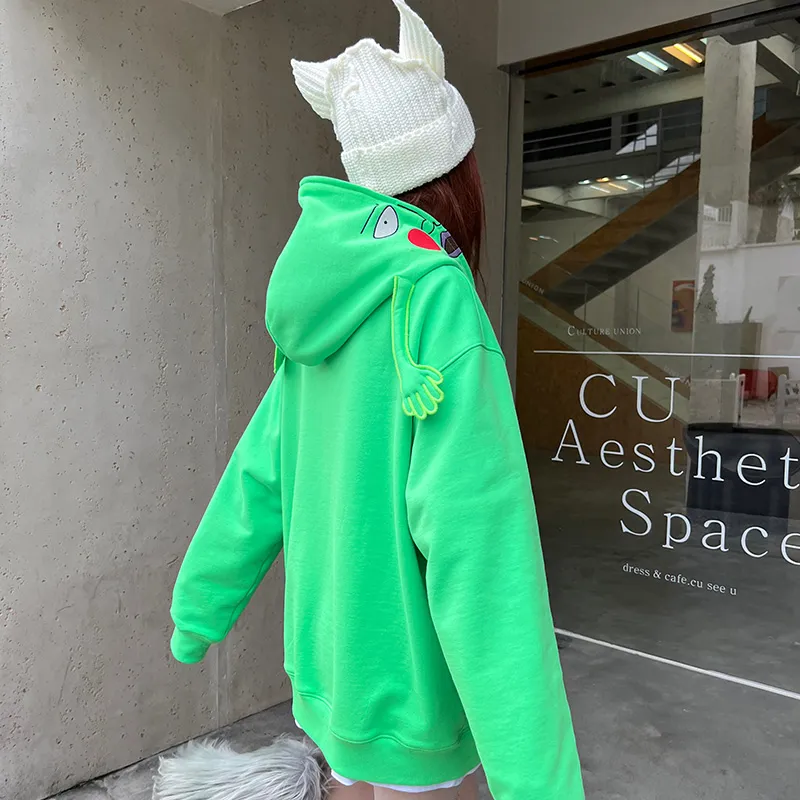 KAKAZZY Sweatshirt Unisex Neon Green-8