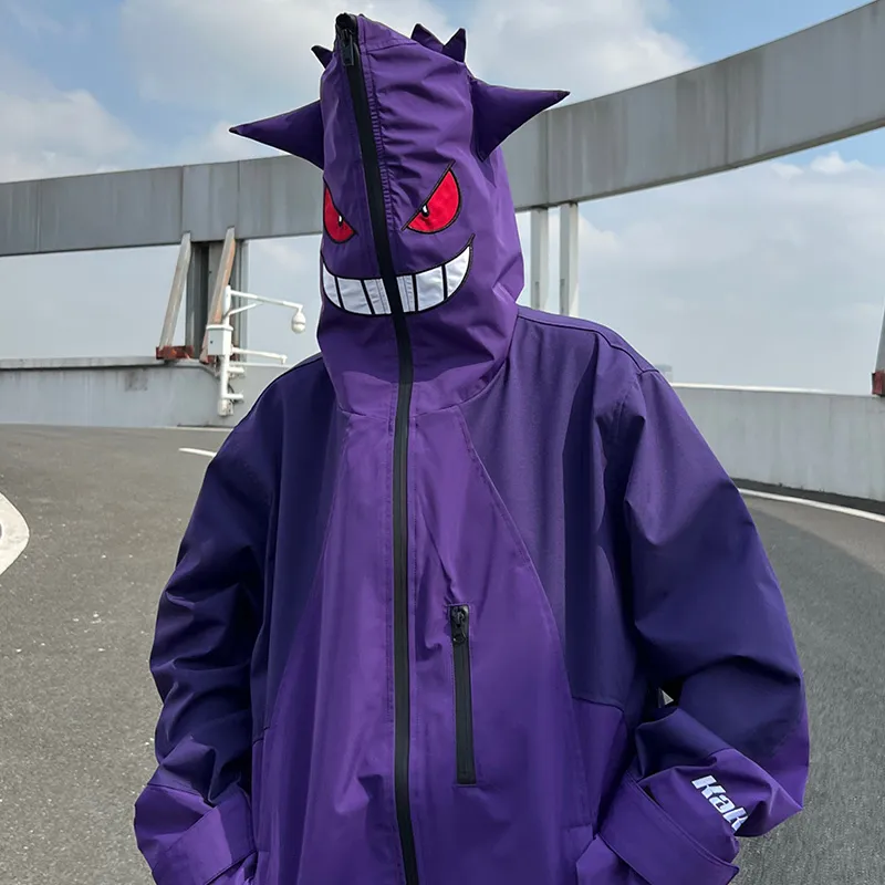 KAKAZZY Jackets Unisex Purple-6