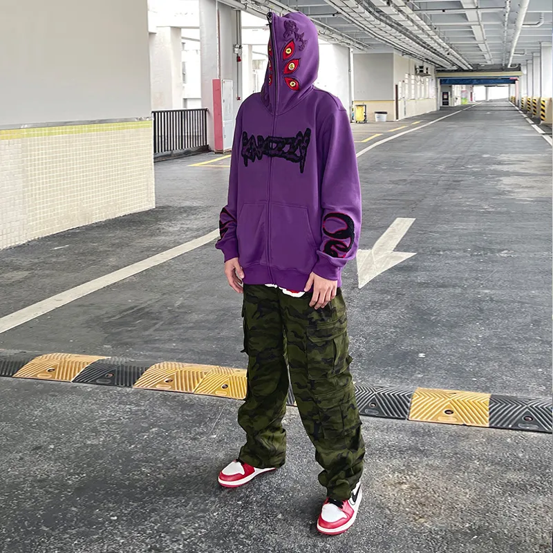 KAKAZZY Sweatshirts Unisex Purple-6