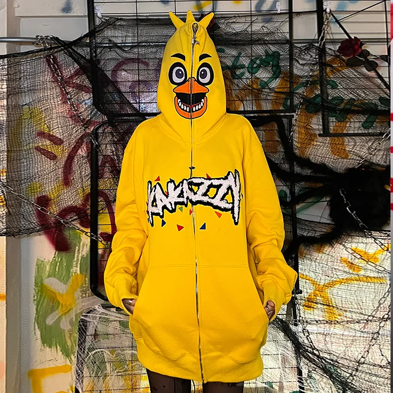 KAKAZZY Sweatshirt Unisex Yellow-5