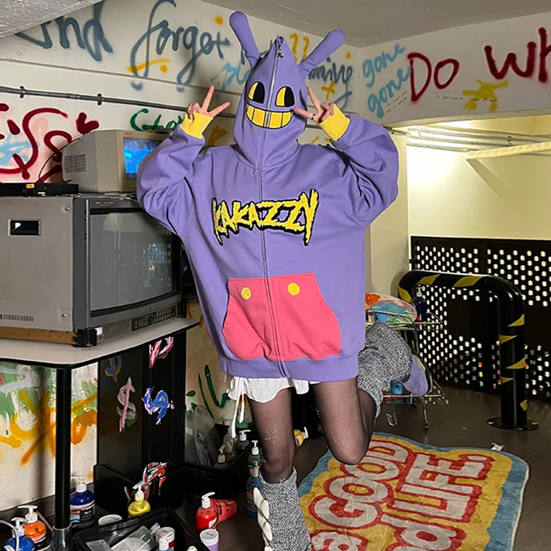 KAKAZZY Hoodie Unisex Light Purple-8