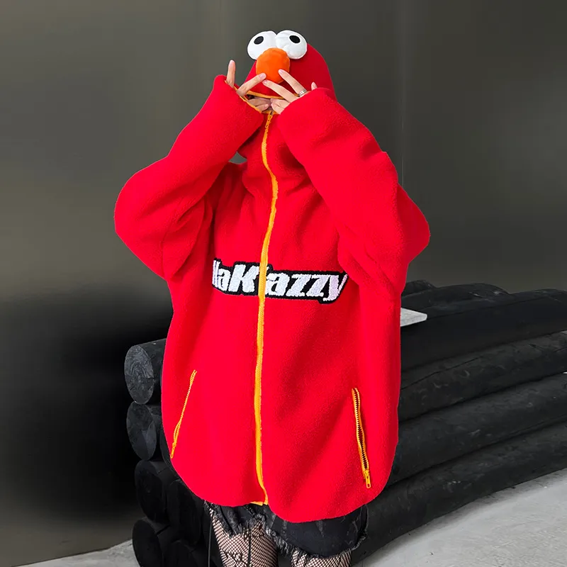 KAKAZZY Puffer Jacket Unisex Red-7