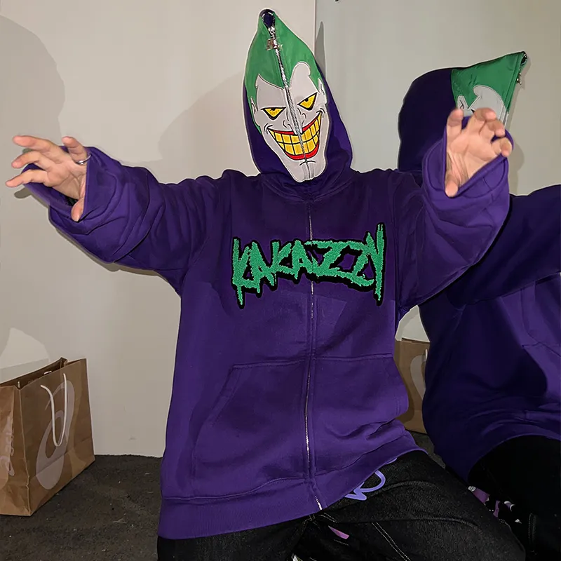 KAKAZZY Sweatshirts Unisex Purple-7