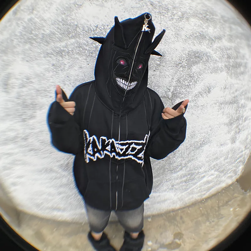 KAKAZZY Sweatshirt Unisex Black-6