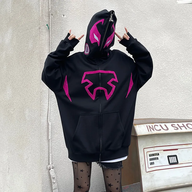 KAKAZZY Sweatshirts Unisex Black-6