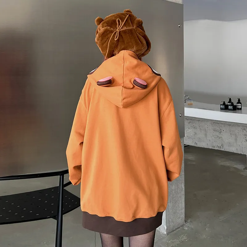 KAKAZZY Sweatshirt Unisex Brown-7
