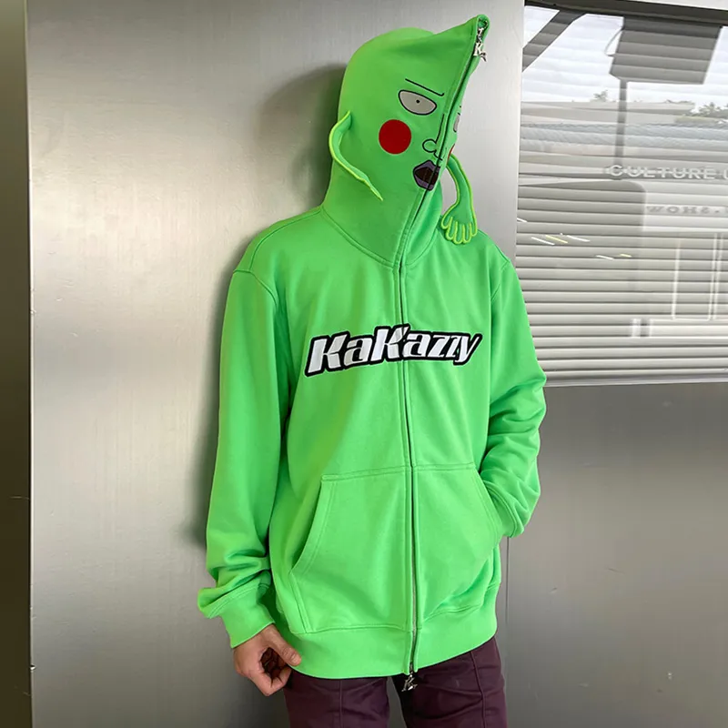 KAKAZZY Sweatshirt Unisex Neon Green-9
