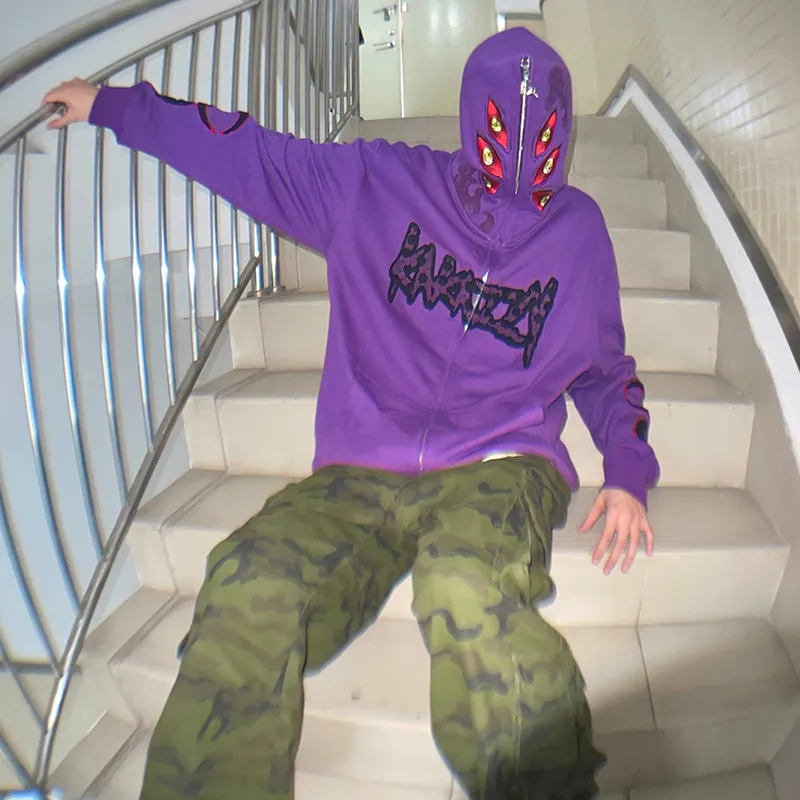 KAKAZZY Sweatshirts Unisex Purple-5