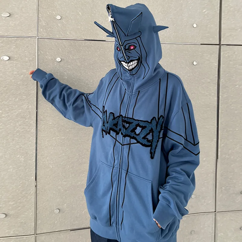 KAKAZZY Sweatshirt Unisex Light Blue-9
