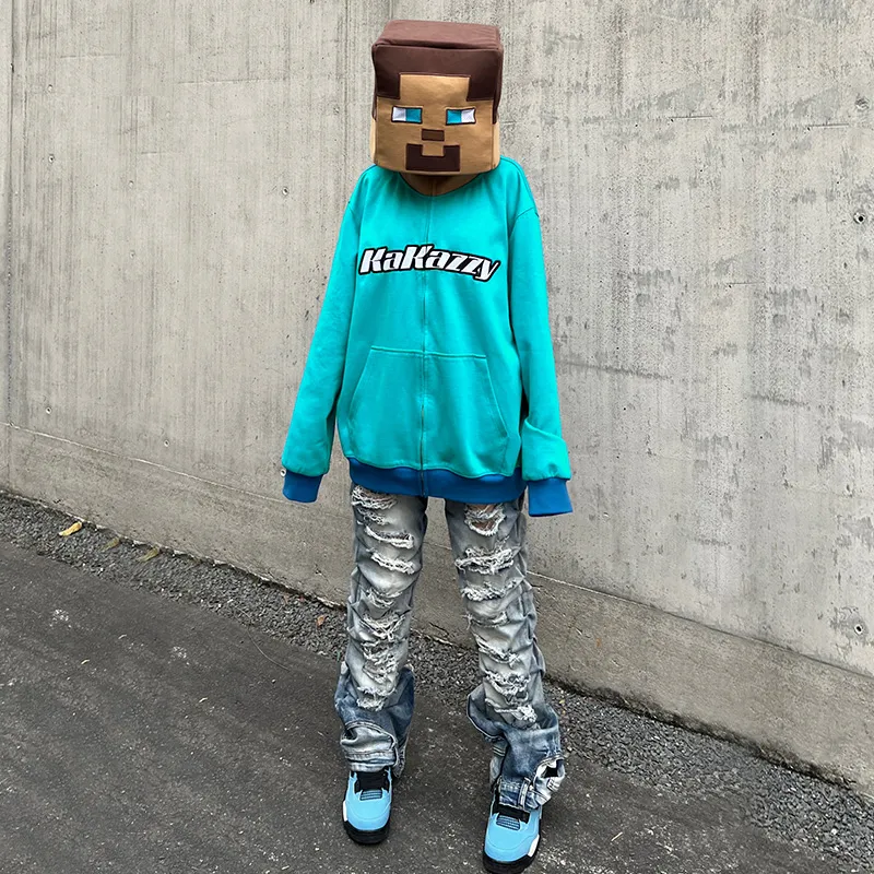 KAKAZZY Sweatshirt Unisex Sky Blue-10