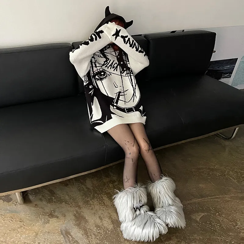 KAKAZZY FW24 Sweater Unisex White-7