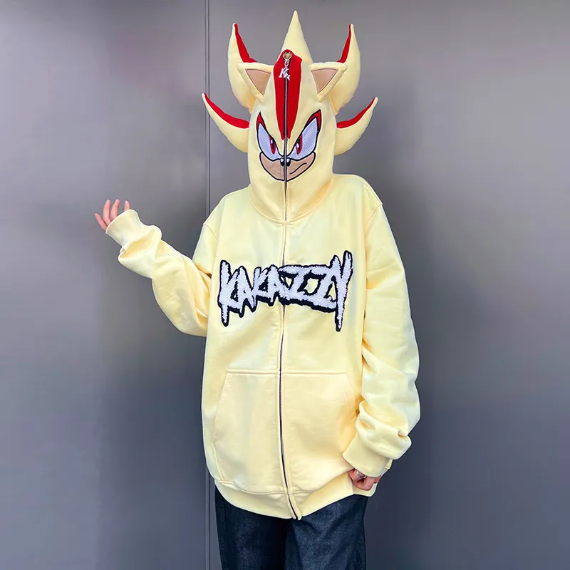 KAKAZZY Sweatshirt Unisex Light Yellow-10