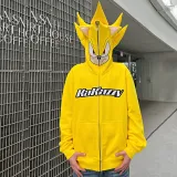 KAKAZZY Sweatshirts Unisex Yellow